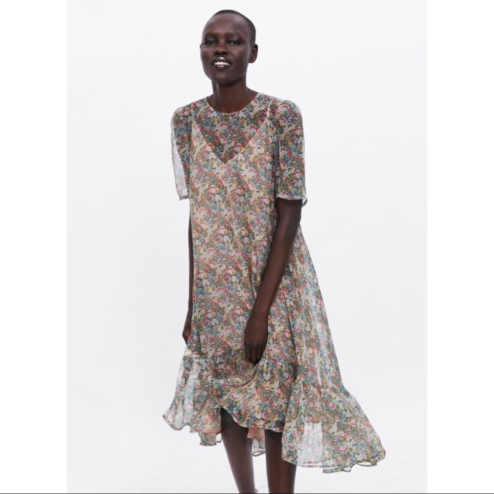 Carmen Floral Print Zara Dress